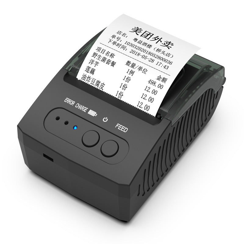 Portuguese European Standard Spanish Portable Receipt Printer