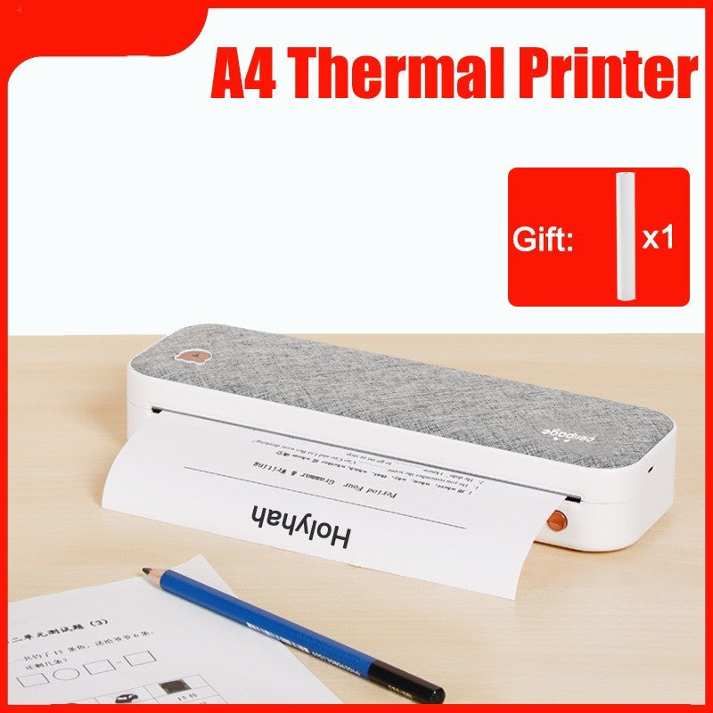 Mini A4 Printer Household Small Portable Ink-free Error Machine