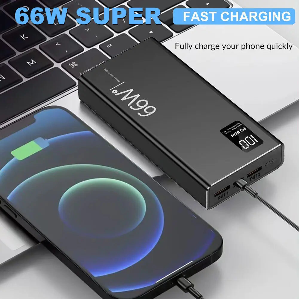 20000mAh Fast Charger Power Bank